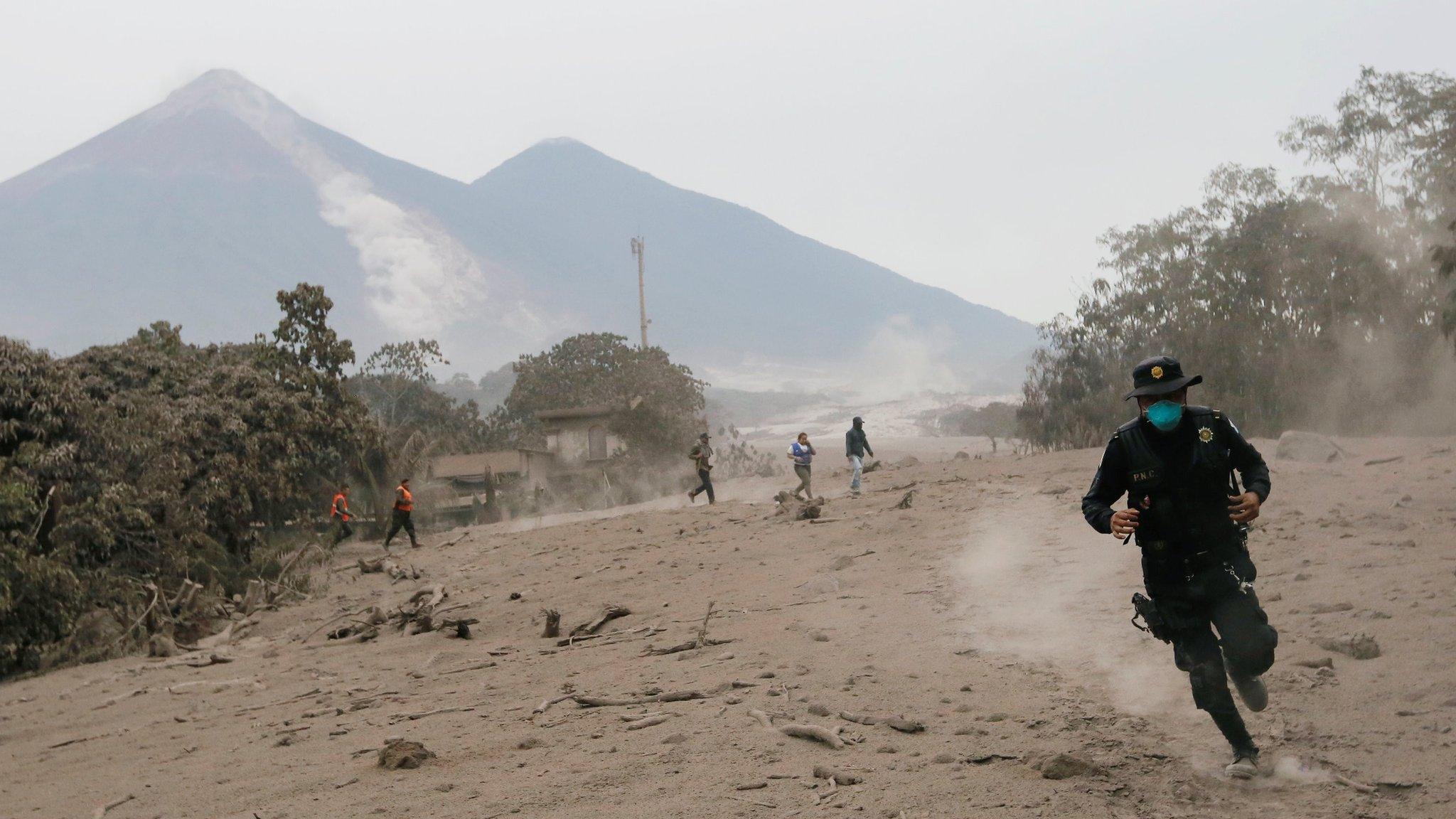 Guatemala’s Fuego Volcano Erupts, Sending Lava into the Air and Forcing Evacuations