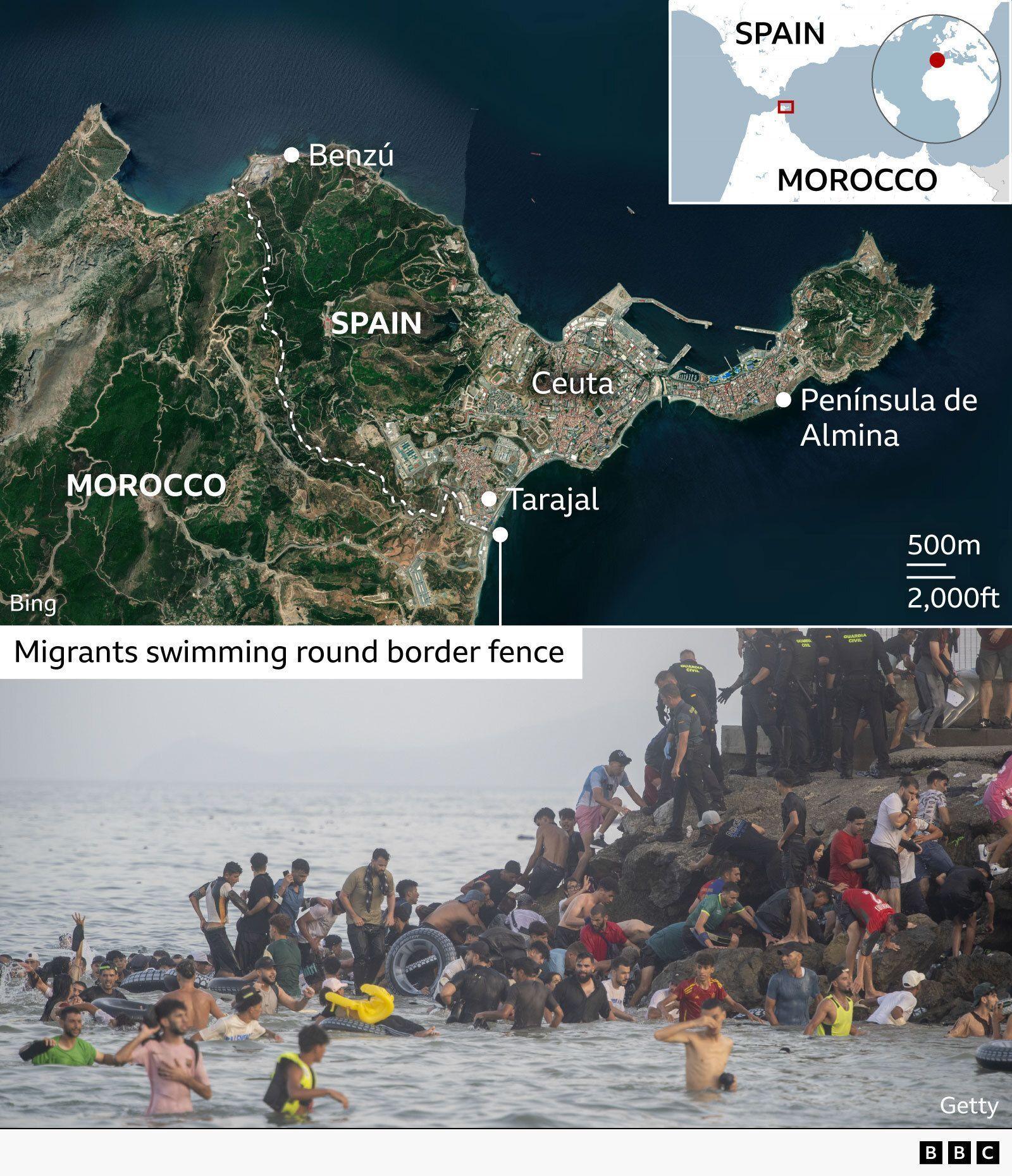 EU Calls for Stronger Borders After Ceuta Migrant Crossings