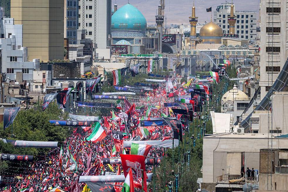 Mass Mourning in Mashhad as Iran’s Supreme Leader Khamenei Buried Amid Tension
