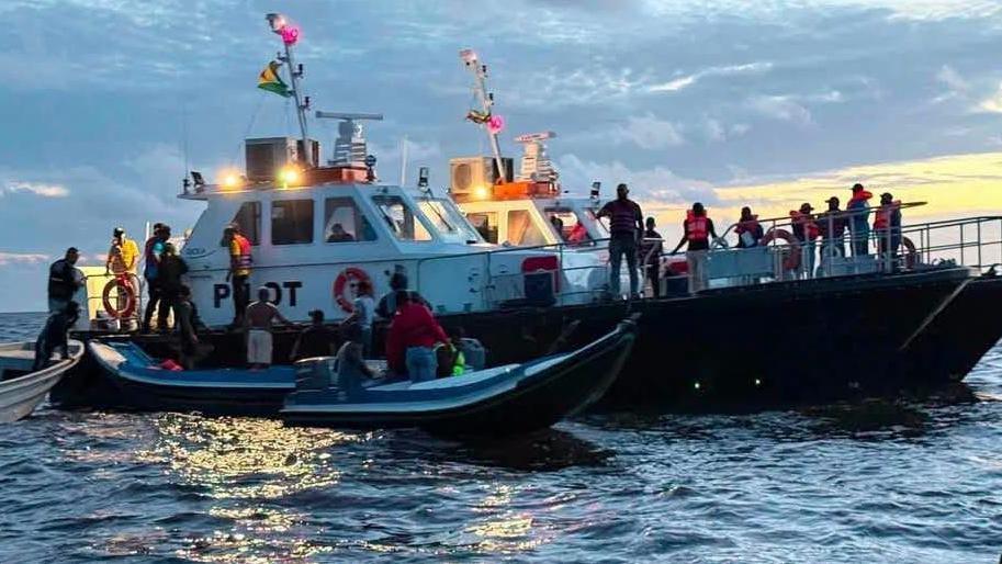 Ferry MV Barima Capsized off Guyana Coast: 67 Rescued, Search Continues