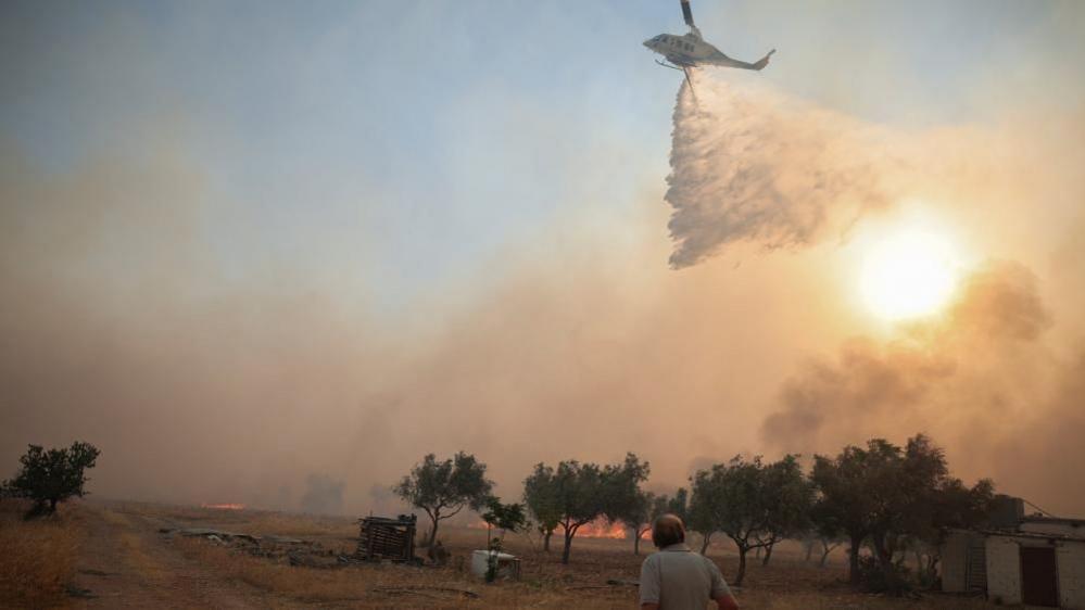 Helicopter Collision Amid Greek Wildfires Turns Chaotic