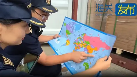 China's Customs Seize Massive Shipment of 'Mislabelled' Maps