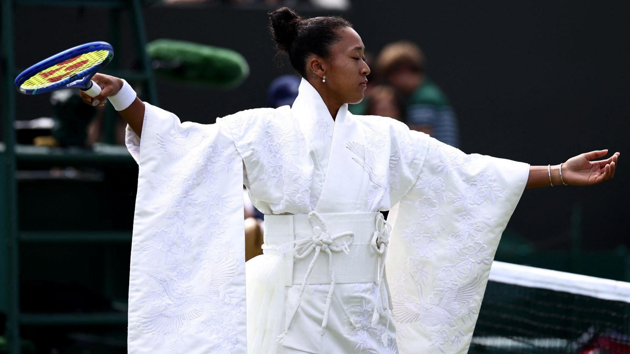 Naomi Osaka’s All‑White Kimono Sets a New Wimbledon Style Standard