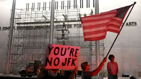 Kennedy Center Removes Trump’s Name After Court Order, Sparks Protest
