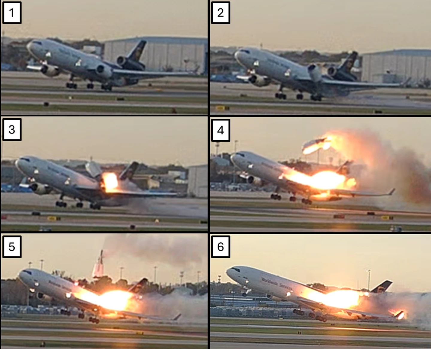 Tragic Crash of Flight 2976: A Sequence of Destruction Captured