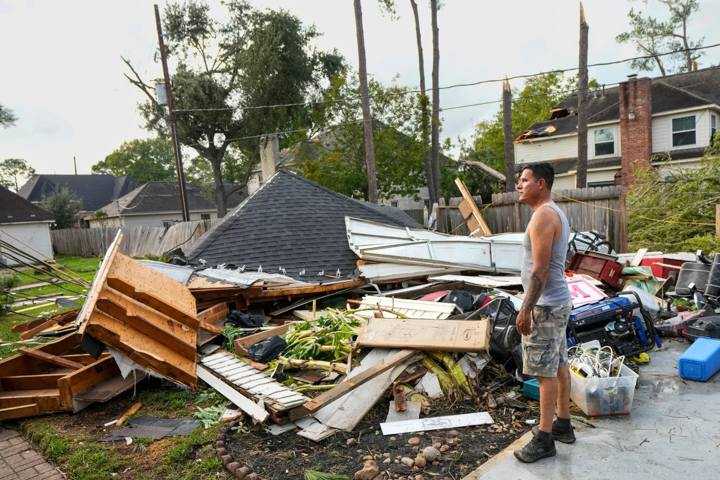 Severe Tornado Strikes North of Houston, Causing Significant Damage