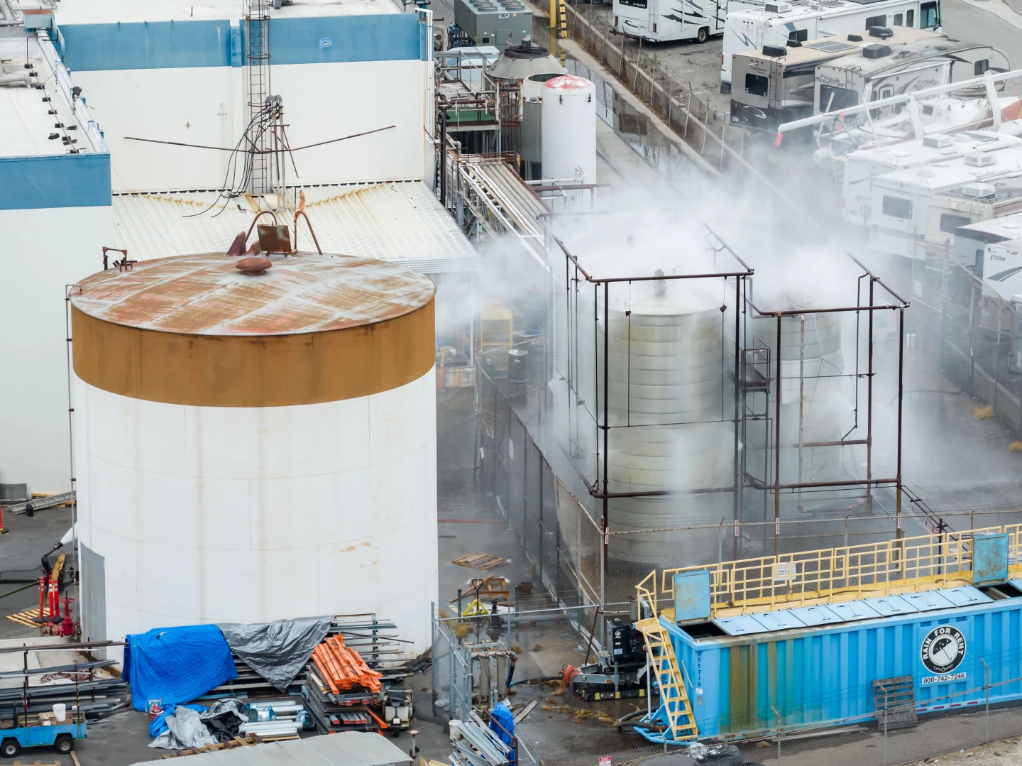 Chemical Tank Cracks in Garden Grove, Evacuation of 50,000 Residents