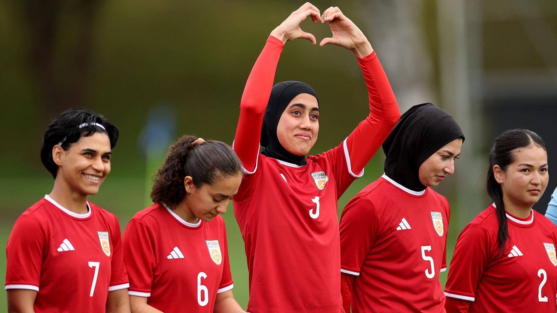 Afghan Women’s Football Team Reunites on the Pitch After 8,000 Miles of Exile