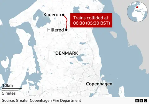 Head-On Train Collision in Denmark Leaves Four Critically Injured