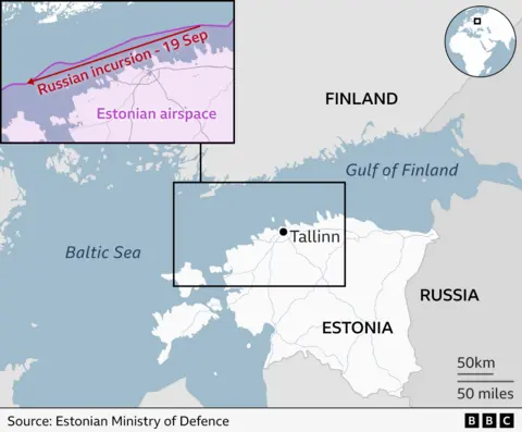 Estonia Calls for NATO Consultation Following Russian Airspace Violation