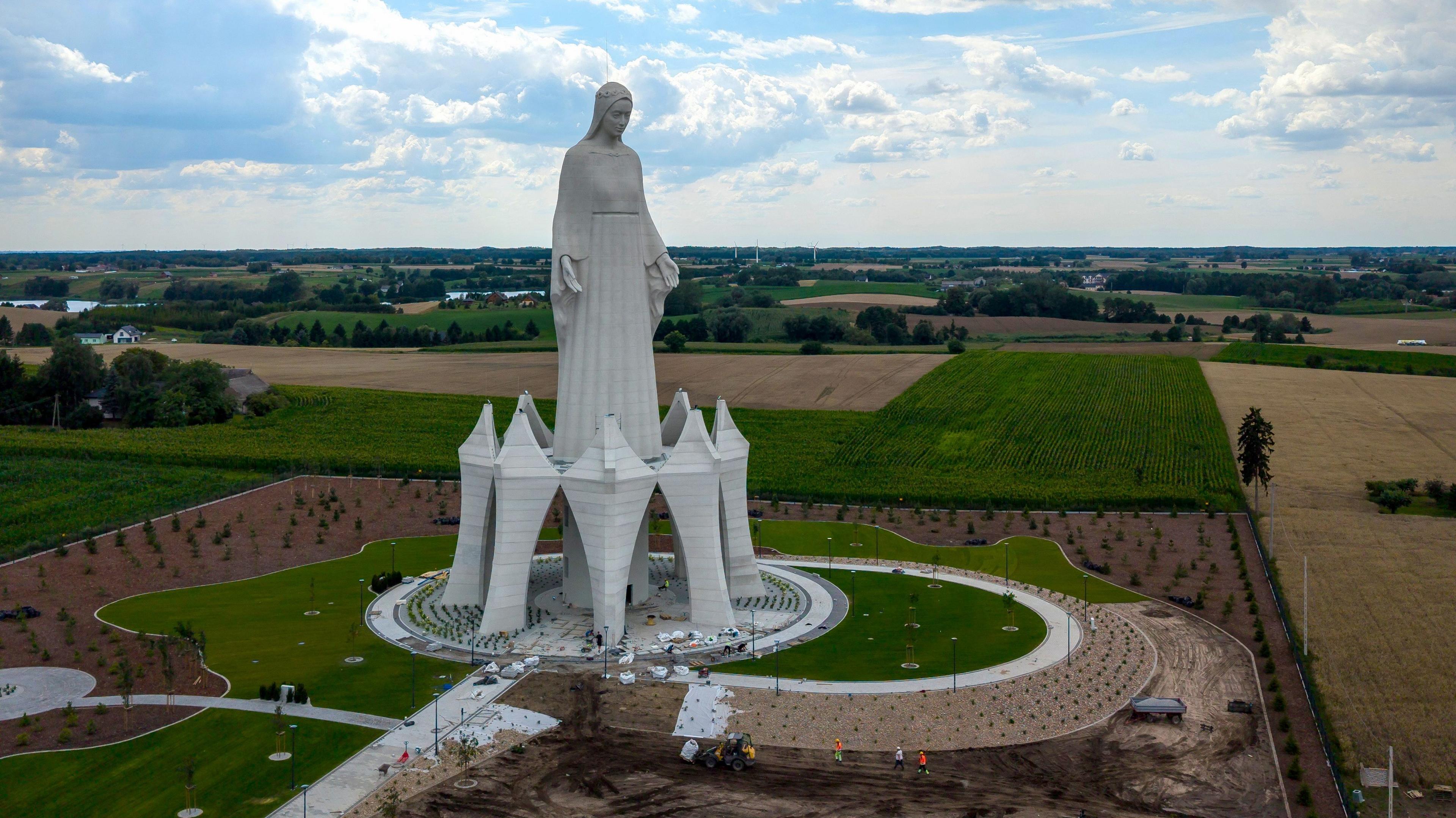 Poland Unveils Europe's Tallest Marian Statue in Quiet Village