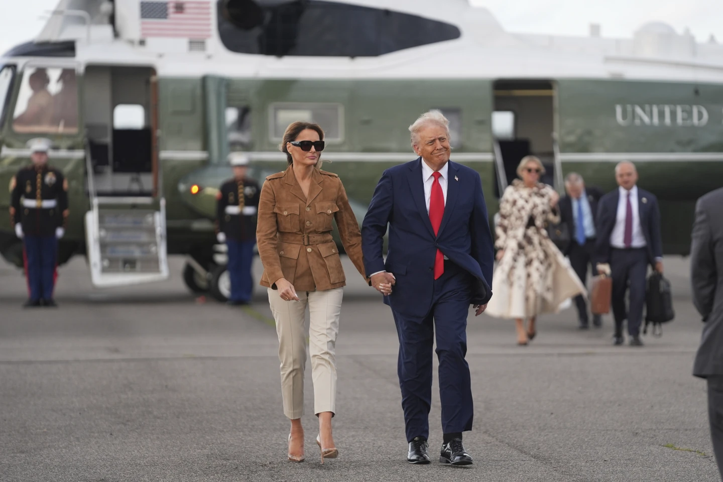 Laser Pointer Incident Involves President Trump’s Helicopter