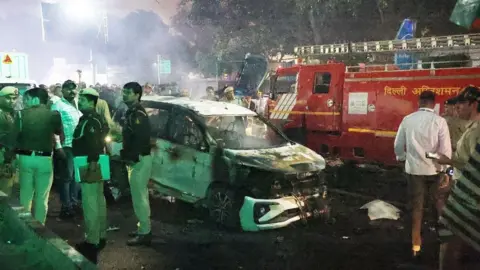 Tragic Car Explosion Near Delhi's Red Fort Leaves Eight Dead