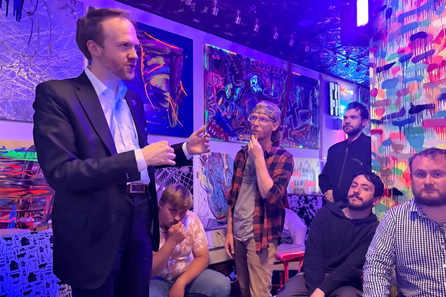 Young Republicans in Covington Celebrate Trump's Promise Keeping in Alternate Timeline