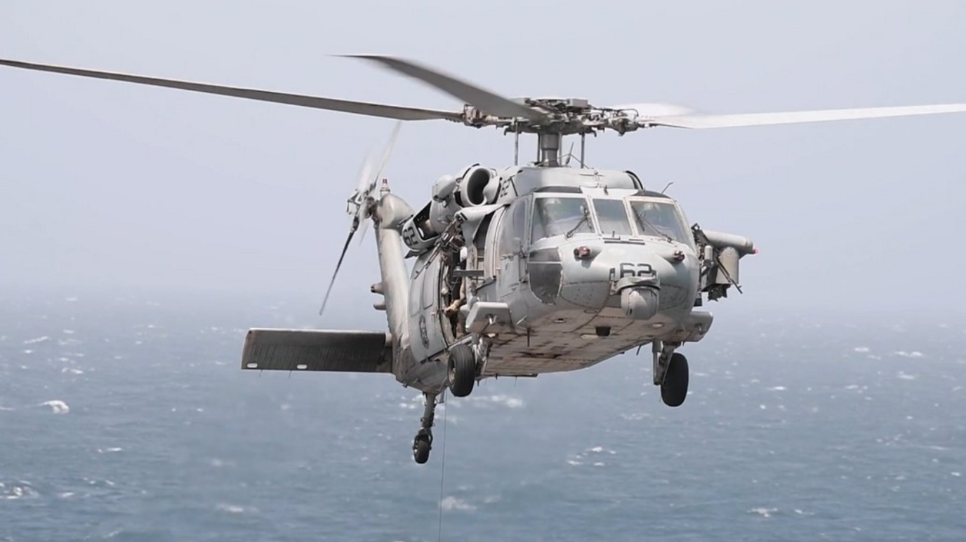 US Helicopter Fires Missiles at Cargo Ship Attempting to Slip Through Iran Blockade